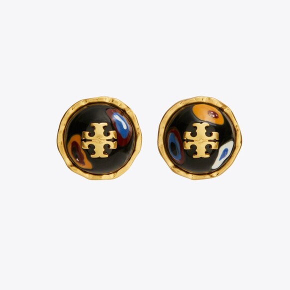 ❤︎ Tory Burch ❤︎ ROXANNE CIRCLE-STUD EARRING - Picture 7 of 7